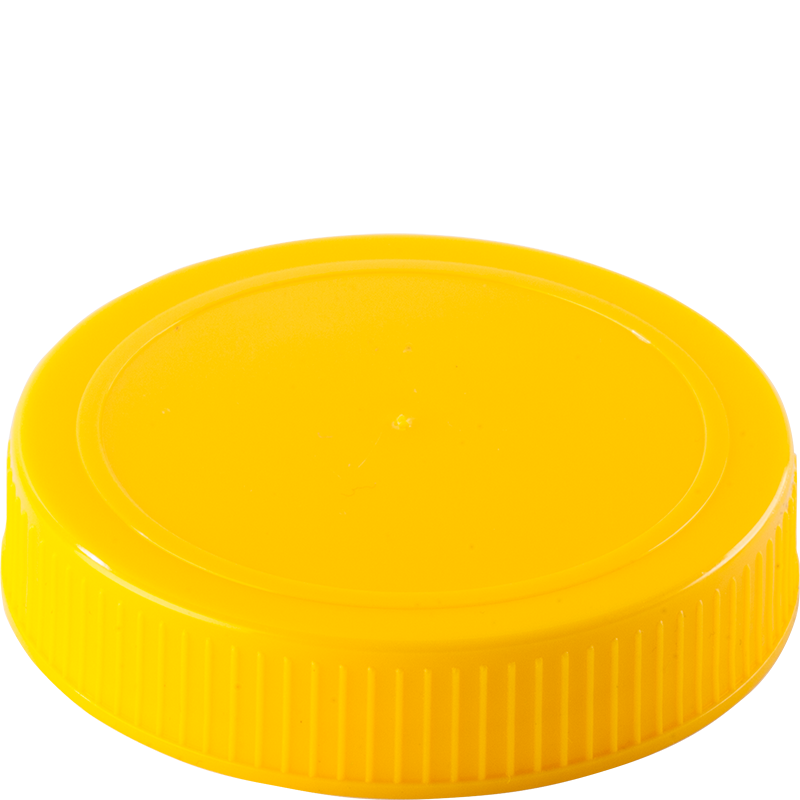 HDPE-caps - 60mm - T - 1/k - 7.9gr - yellow